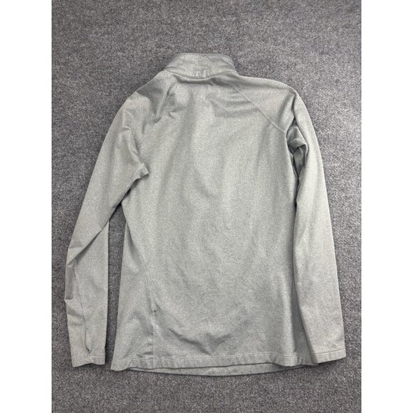 Nike Pro Combat Pullover Mens Large Gray 1/4 Zip Dri-FIT Fitted Shirt Top - Picture 6 of 7